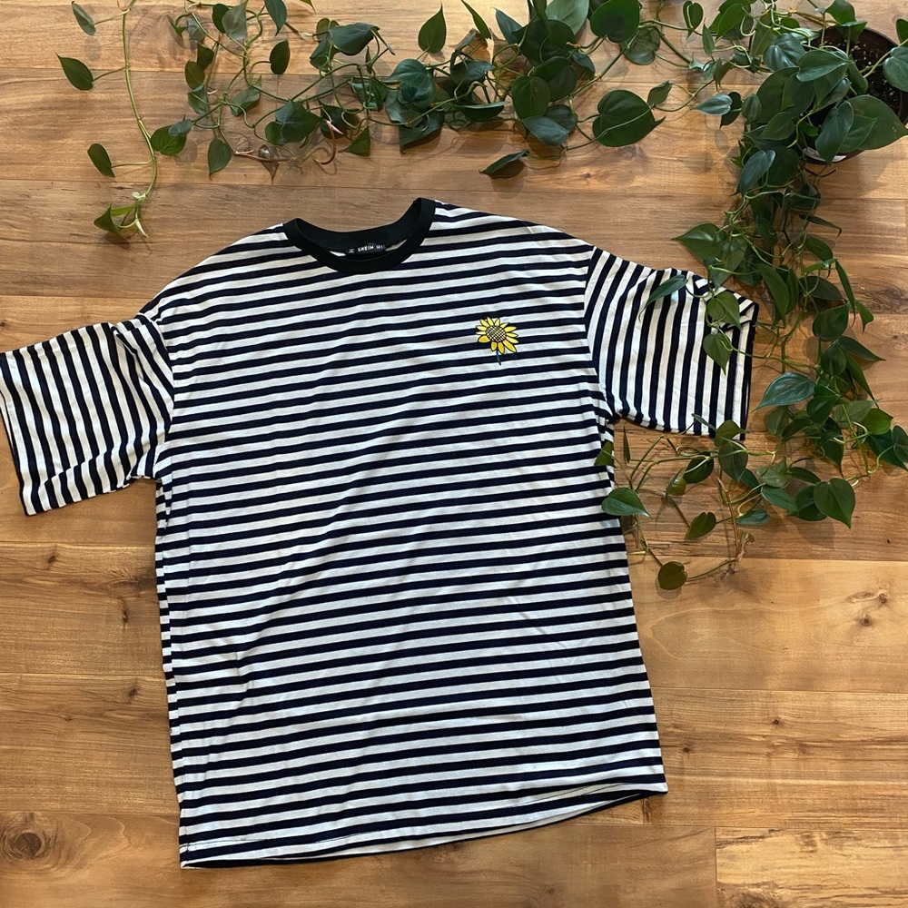 Oversized tee shirt dress